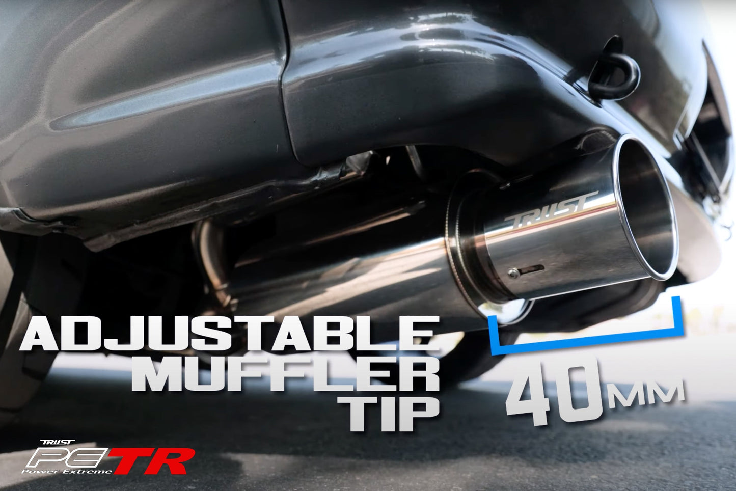 GReddy TITANIUM TRUST PE-TR TIP 115MM L110MM - () 11007120