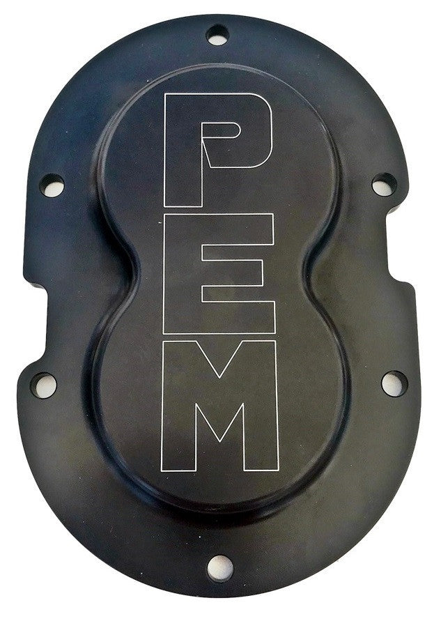 PEM Rear Cover Billet Big Bearing 10 Bolt Quick Change Differentials and Components Quick Change Gear Covers main image