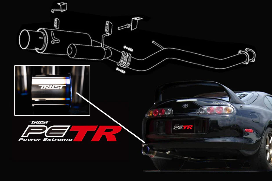 GReddy TRUST PE-TR Cat-back Exhaust Systems - application specific