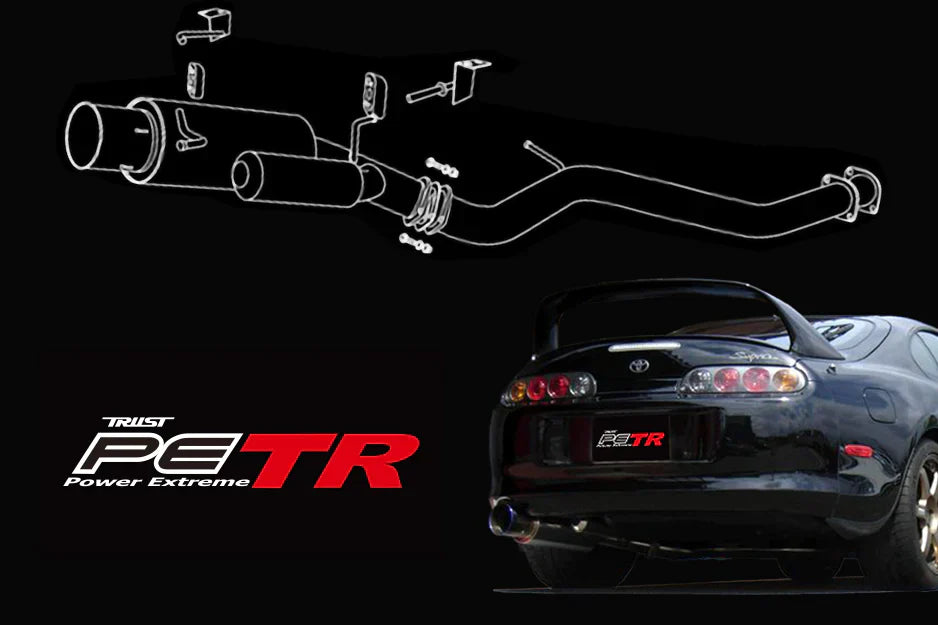 GReddy TRUST PE-TR Cat-back Exhaust Systems - application specific