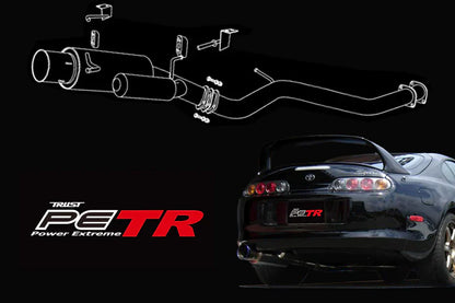 GReddy TRUST PE-TR Cat-back Exhaust Systems - application specific