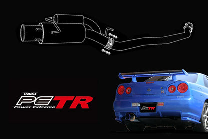 GReddy TRUST PE-TR Cat-back Exhaust Systems - application specific