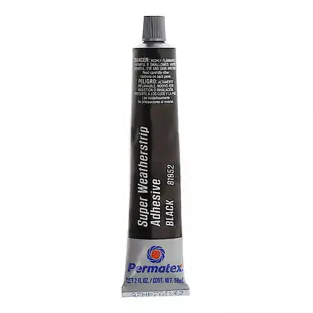 PERMATEX Weatherstrip Adhesive Black Oils, Fluids and Sealer Sealers, Gasket Makers and Glues main image