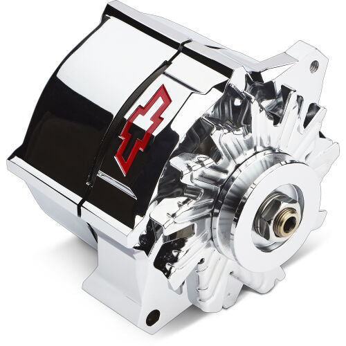 Proform Alternator Recessed Red Bowtie Emblem Chrome Charging Systems Alternators/Generators and Components main image