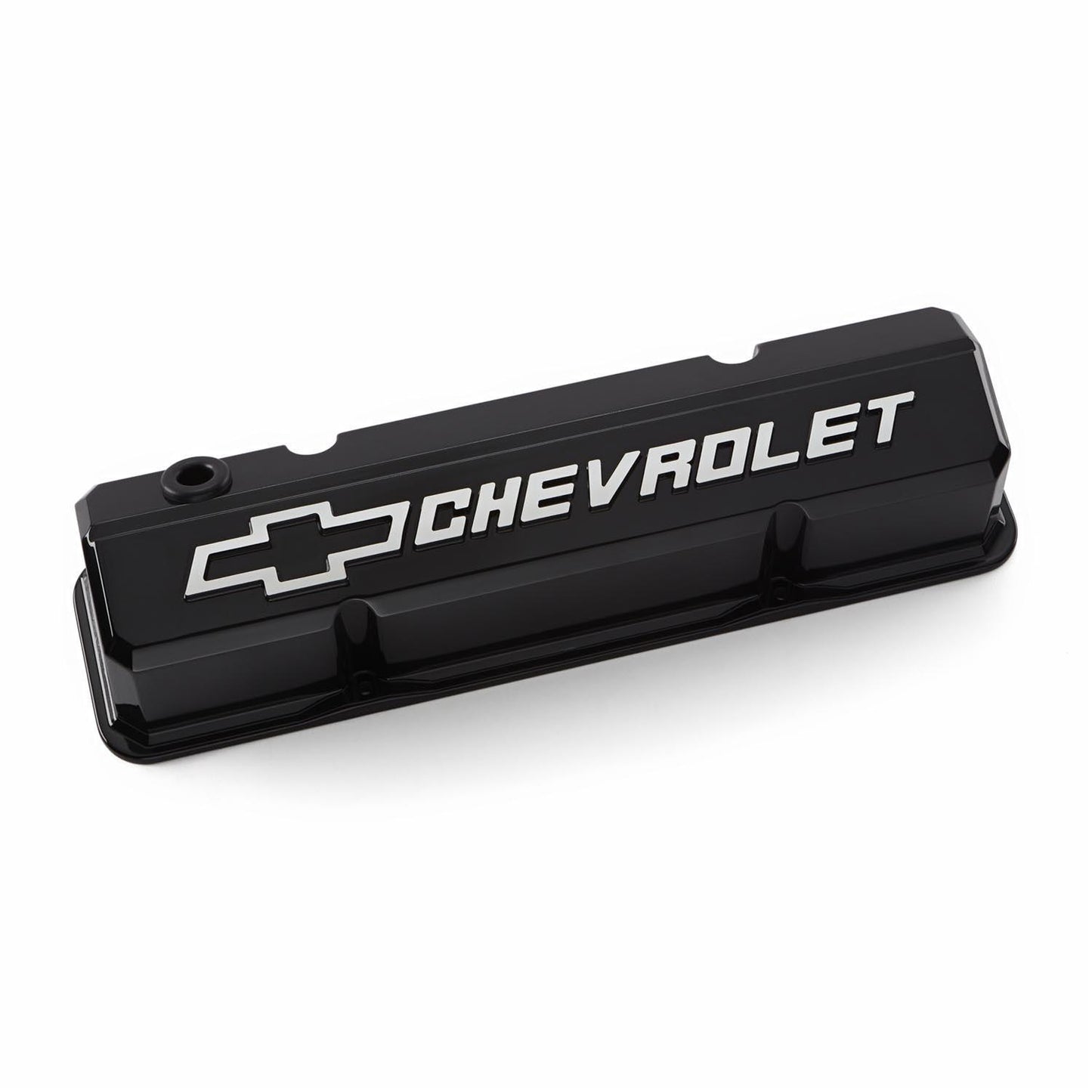 PROFORM SBC Valve Covers Slant Edge Liquid Black Engines and Components Engine Covers, Pans and Dress-Up Components main image