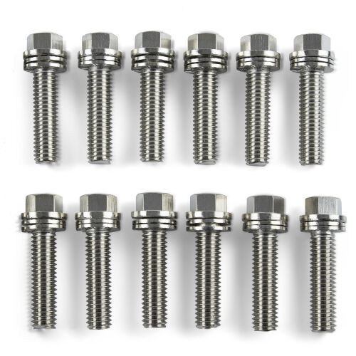 Proform Wedge Locking Header Bolts 3/8 x 1in L (12) Engine Fastener Kits Exhaust Manifold/Header Fastener Kits main image