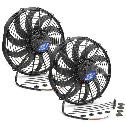 PROFORM Brushless Electric Fan Dual 12in S-Blade Puller Heating and Cooling Fans main image
