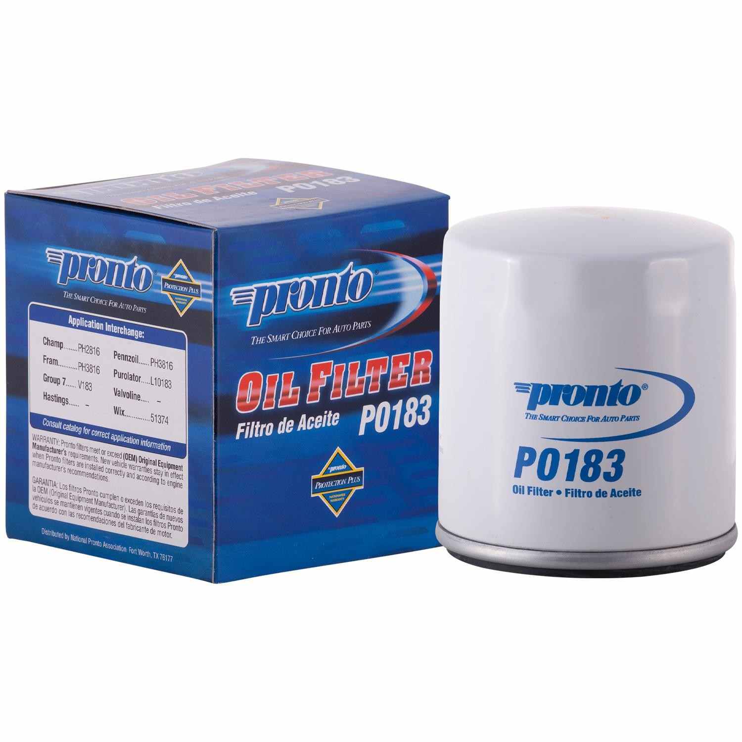Pronto Engine Oil Filter PO183