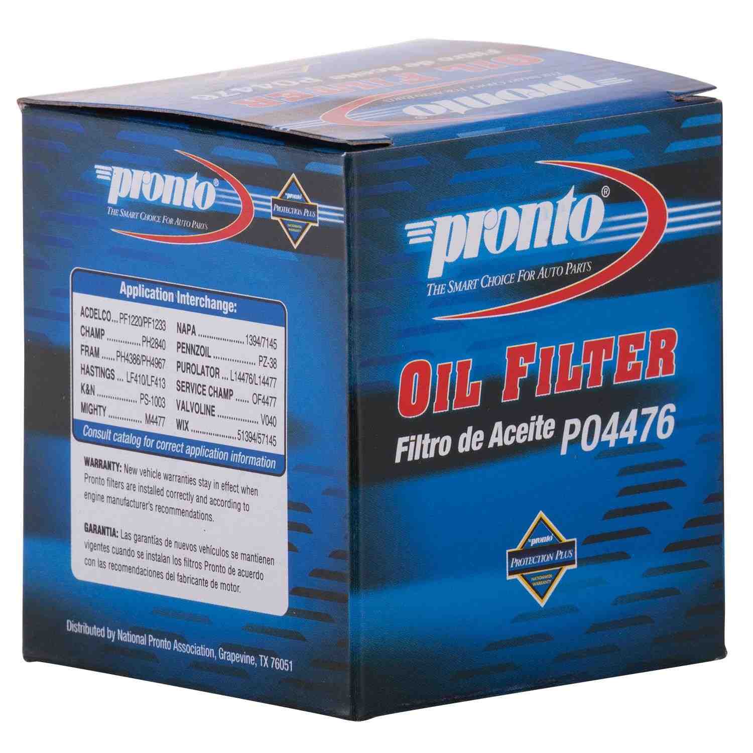 Pronto Engine Oil Filter PO4476