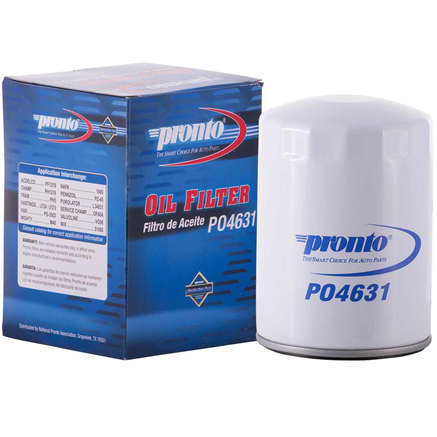 Pronto Engine Oil Filter PO4631