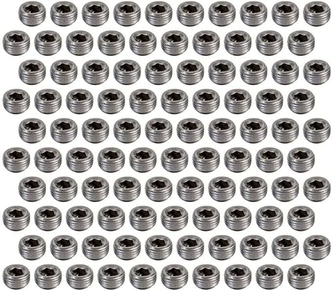 Pioneer Automotive Industries 1/2 Pipe Plugs 100pk Hex Socket Fittings and Plugs Cap and Plug Fittings main image