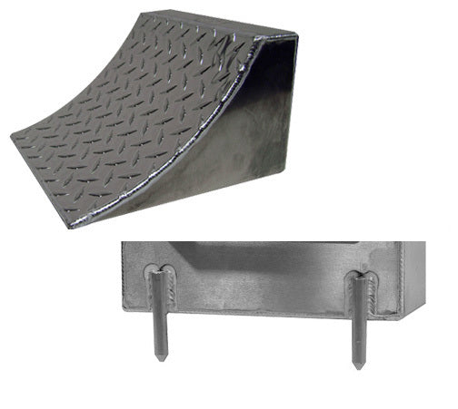 PIT-PAL PRODUCTS Wheel Chock Single w/Pins Aluminum Tools Shop Equipment main image