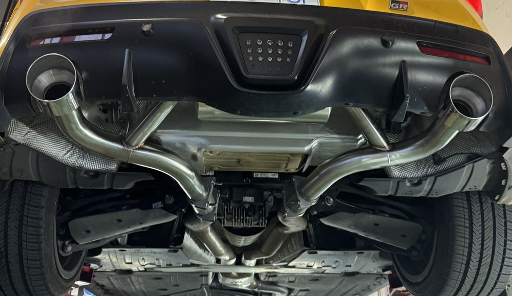 PrivateLabelMfg Toyota Supra GR A90 Muffler Delete Axle Back Exhaust
