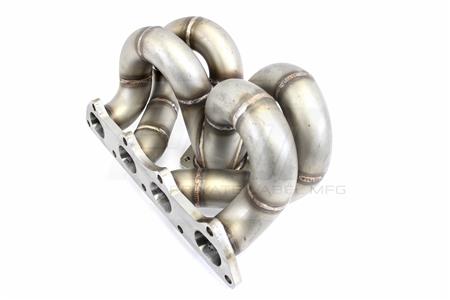 PrivateLabelMfg D-Series T3 Ramhorn Turbo Manifold A/C & P/S Compatible D16 D15