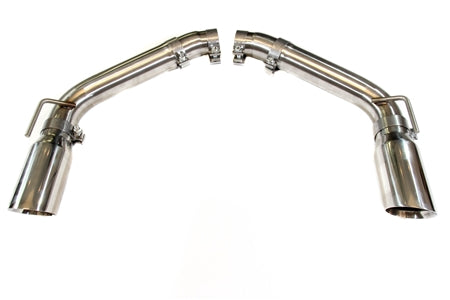 PrivateLabelMfg Axle Back Exhaust Muffler Delete - Chevy Camaro V8 2010 - 2015 Stainless Steel
