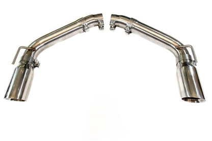 PrivateLabelMfg Axle Back Exhaust Muffler Delete - Chevy Camaro V8 2010 - 2015 Stainless Steel