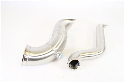 PLM Power Driven D-Series Hood Exit Up-pipe & Dump Tube for Top Mount Turbo Manifold *Discontinued