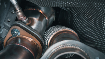 PrivateLabelMfg Downpipes with EPA Cats - BMW S58 G80 G82 M3 M4 G8X G87 M2