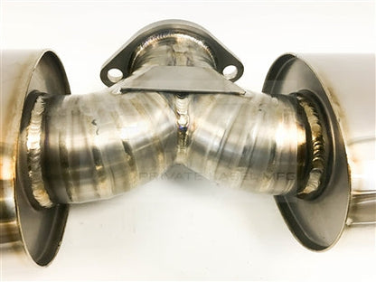 PrivateLabelMfg Power Driven Titanium Exhaust - Evo X 08-15 V2 Mitsubishi Lancer Evolution X