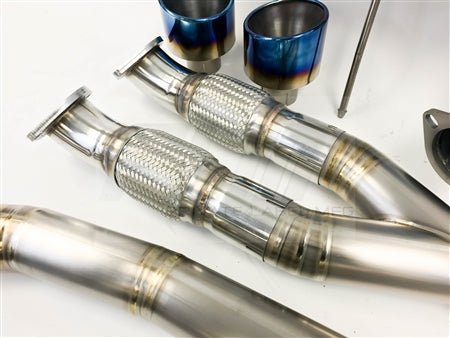 PrivateLabelMfg Power Driven Titanium Exhaust V2 Nissan GT-R R35 GTR