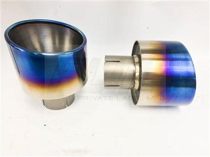 PrivateLabelMfg Power Driven Titanium Exhaust V2 Nissan GT-R R35 GTR