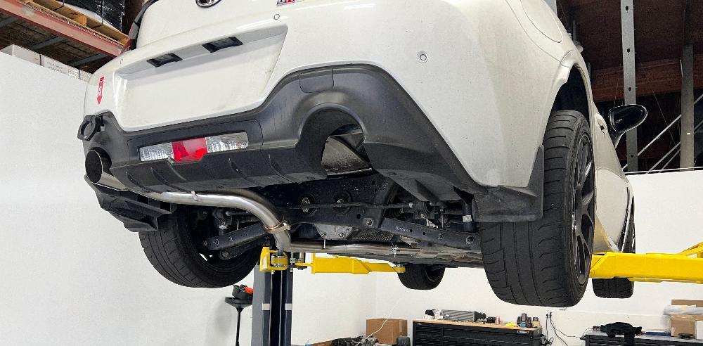 PrivateLabelMfg Axle Back Exhaust 3" Track Pipe 2022+ BRZ GR86