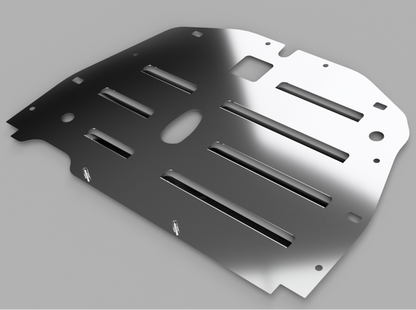 PrivateLabelMfg Vented Engine Splash Guard Plate - 17-21 Civic Type R FK8