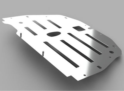 PrivateLabelMfg Vented Engine Splash Guard Plate - 17-21 Civic Type R FK8