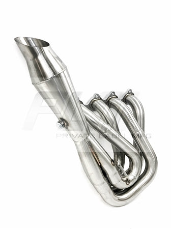 Power Driven H-Series Hood Exit Race Header 4-1 Megaphone H22 F20B H22A *Discontinued