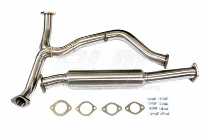 PrivateLabelMfg Power Driven 3" Resonated Mid Pipe Subaru WRX STi 2015 - 2021