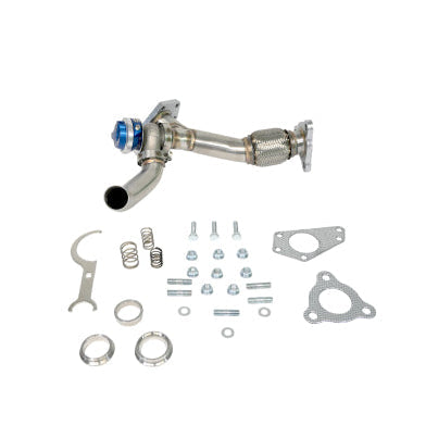 PrivateLabelMfg Power Driven Subaru 3-Bolt EWG Up Pipe with Turbosmart WG40 Gen V Wastegate