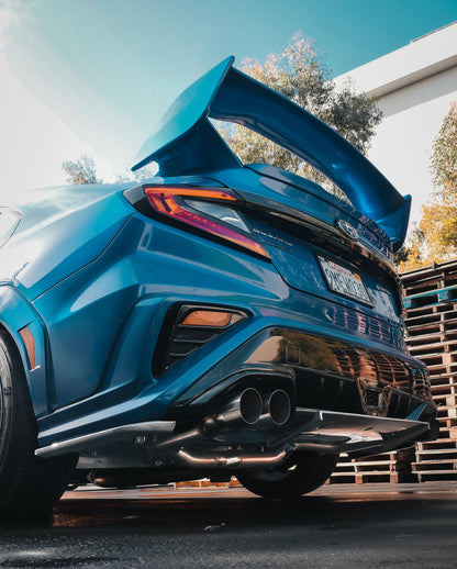 PrivateLabelMfg 2022+ Subaru WRX VB 3-Piece Carbon Fiber Rear Diffuser