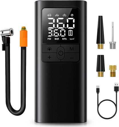 PrivateLabelMfg Tire Inflator Portable Air Pump - 150PSI & 10000mAh