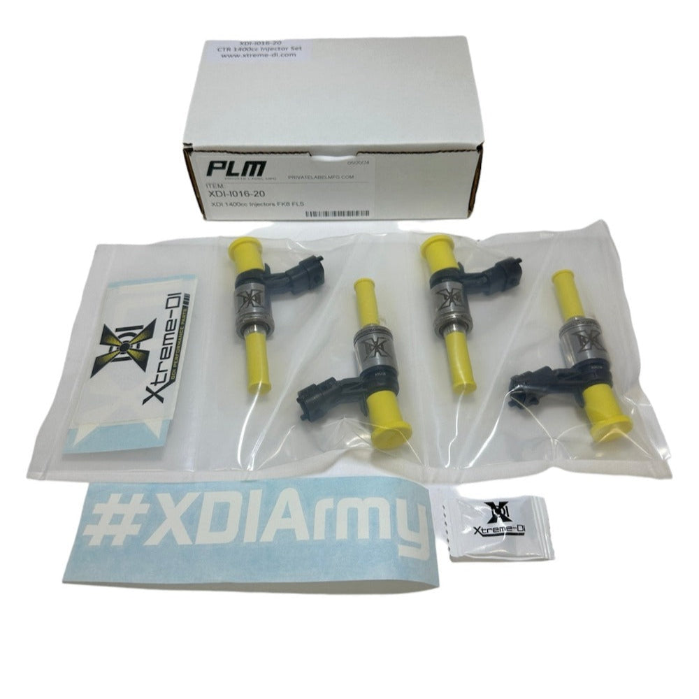 PrivateLabelMfg XDI Fuel Injectors 2000cc - 17-24 Honda Civic Type R FK8 FL5