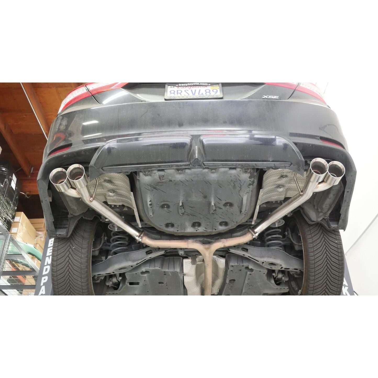 Private Label Mfg Toyota Camry 2.5L 3.5L 2018 - 2024 Axle Back Exhaust Muffler Delete