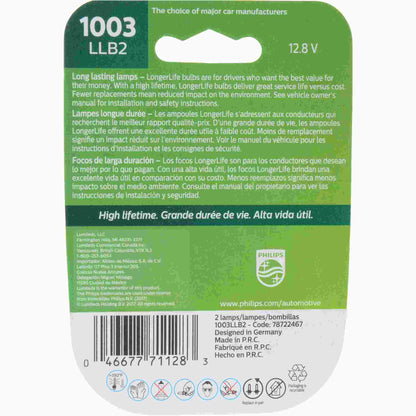 Philips Tail Light Bulb 1003LLB2