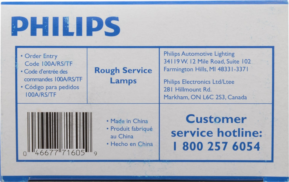 Philips Lighting 100A/RS/TF