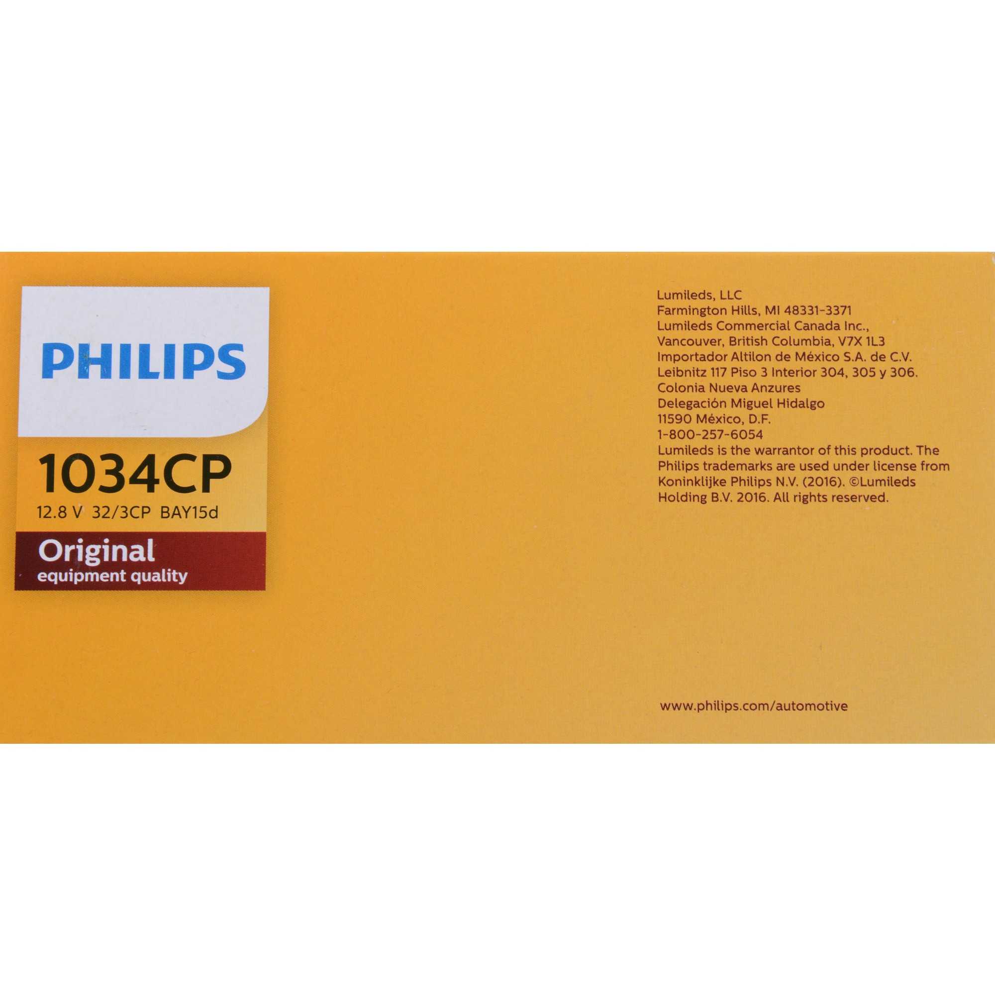 Philips Tail Light Bulb 1034CP