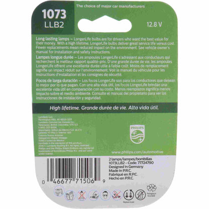Philips Tail Light Bulb 1073LLB2