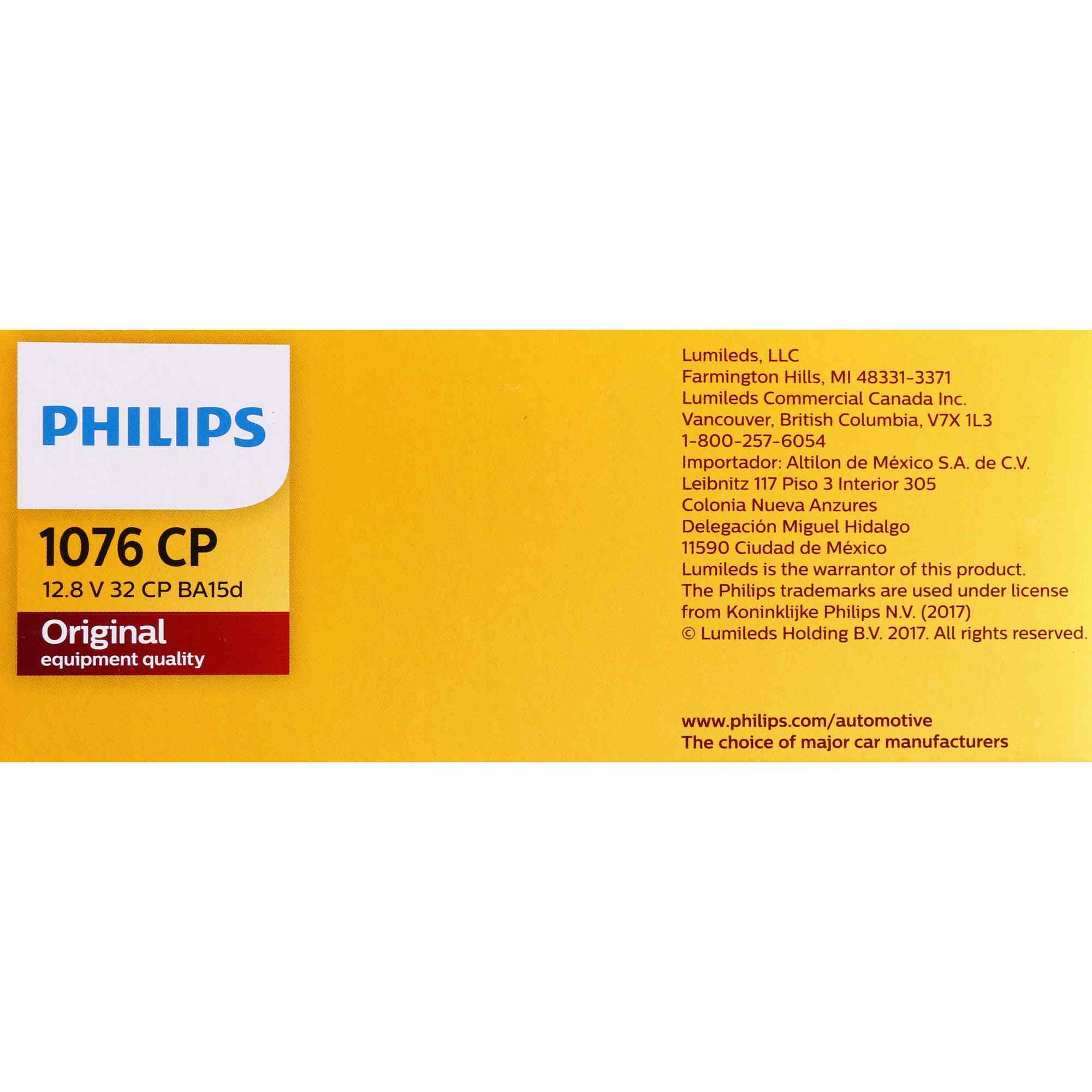 Philips Tail Light Bulb 1076CP