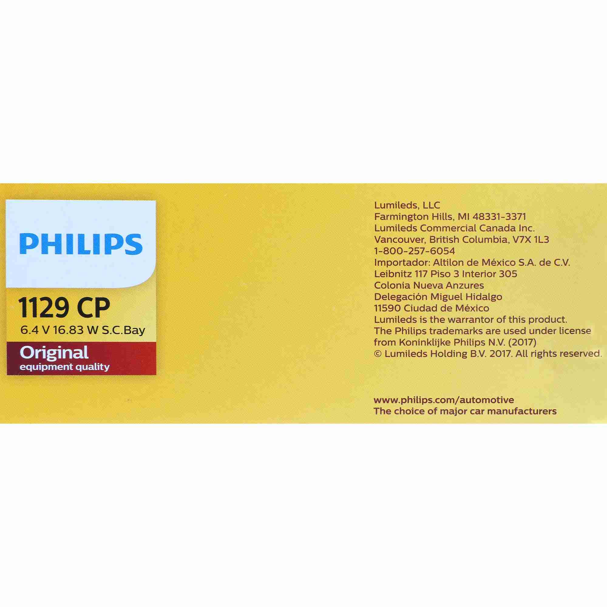 Philips Turn Signal Light Bulb 1129CP