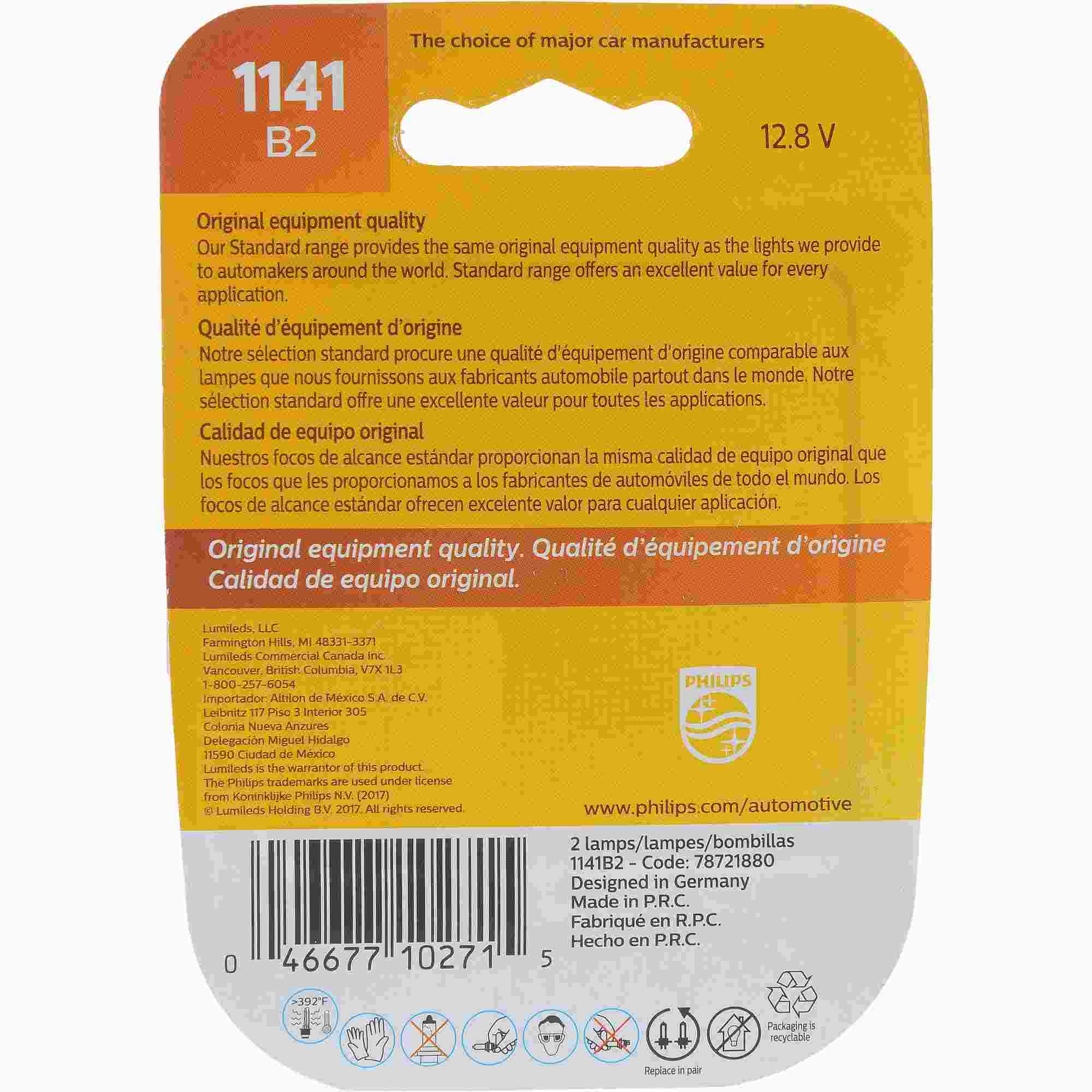 Philips Tail Light Bulb 1141B2