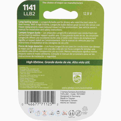 Philips Tail Light Bulb 1141LLB2