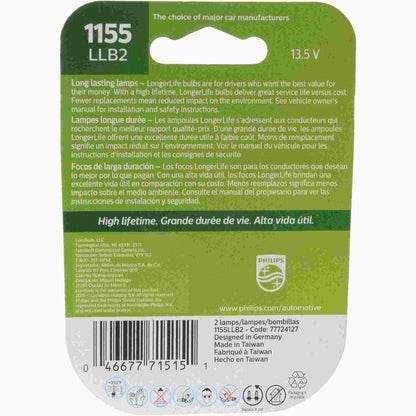 Philips Tail Light Bulb 1155LLB2