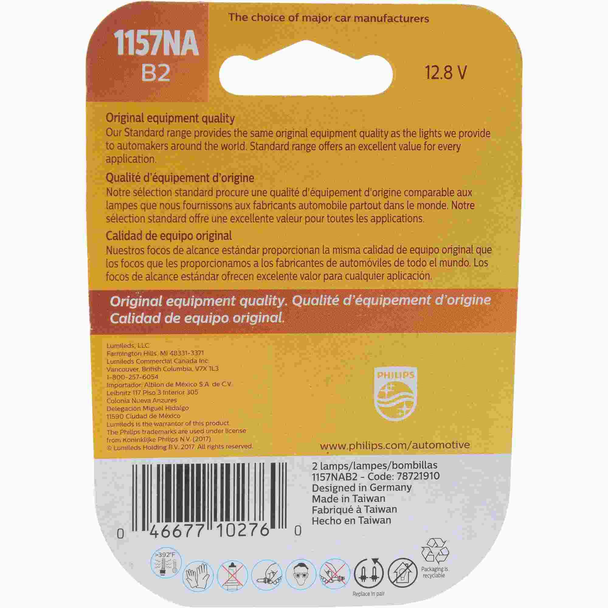 Philips Turn Signal Light Bulb 1157NAB2