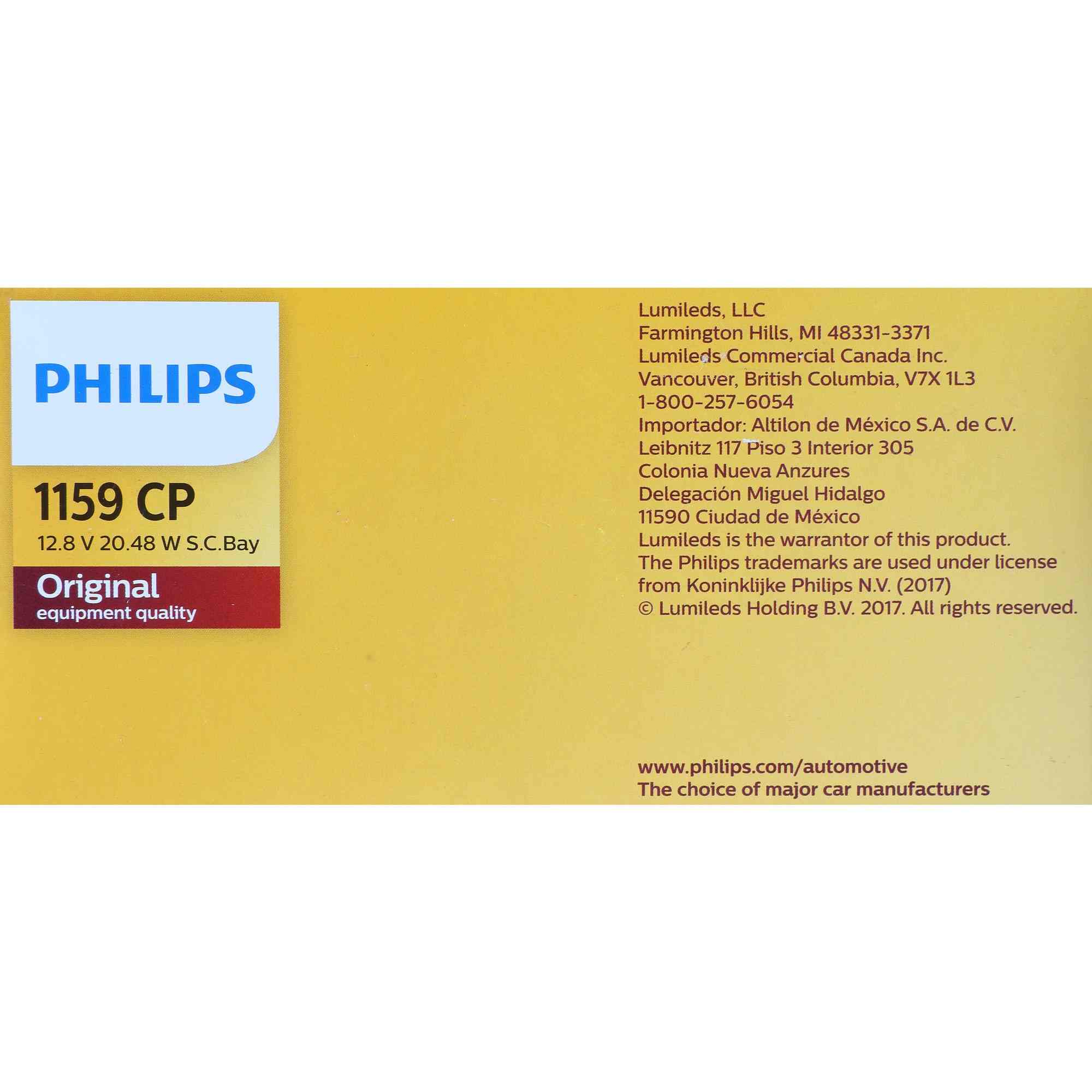 Philips Turn Signal Light Bulb 1159CP