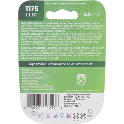 Philips Tail Light Bulb 1176LLB2