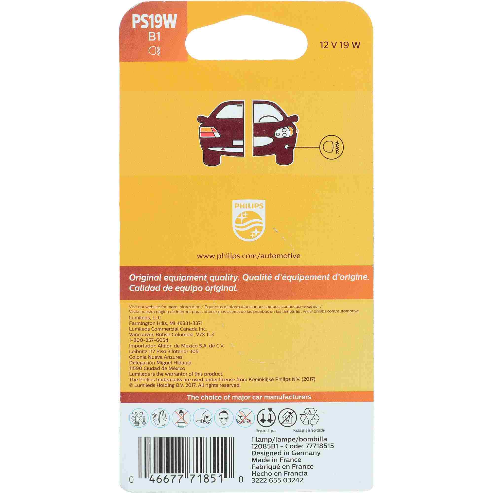 Philips Daytime Running Light Bulb 12085B1