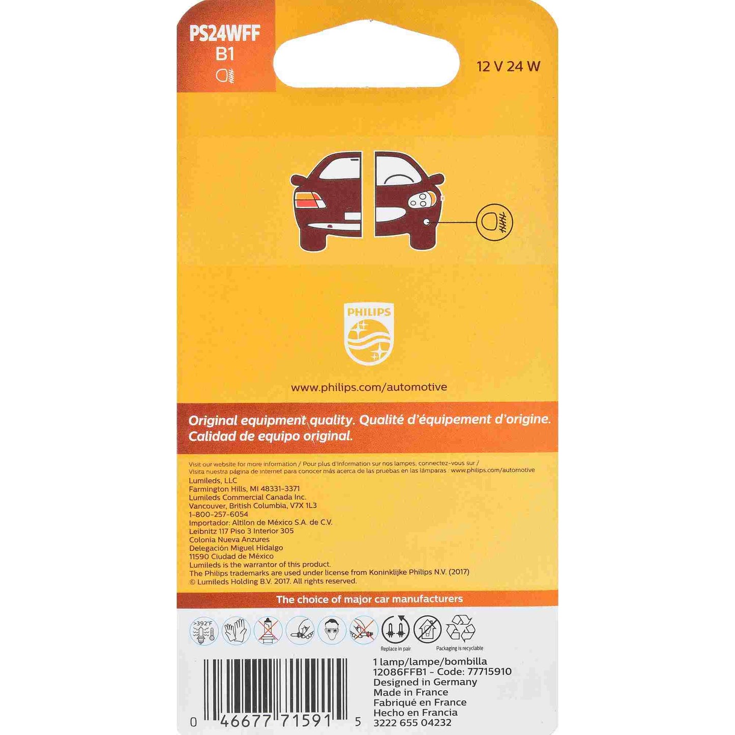 Philips Fog Light Bulb 12086FFB1