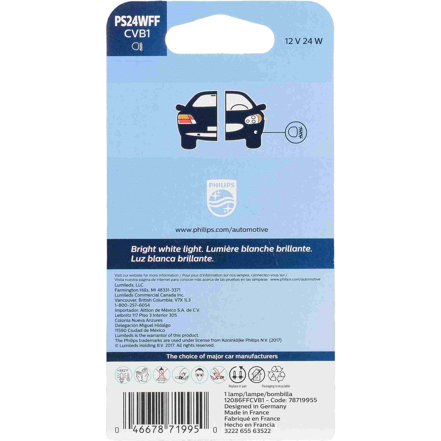 Philips Fog Light Bulb 12086FFCVB1